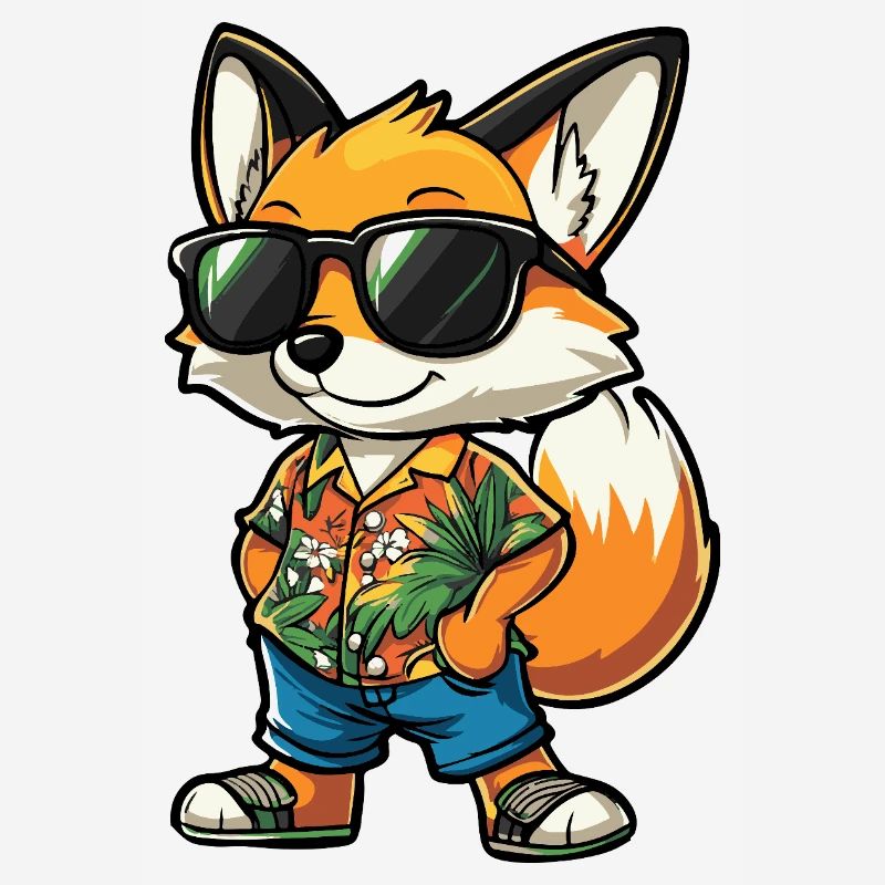 Fuchs Comic Cool Sommer