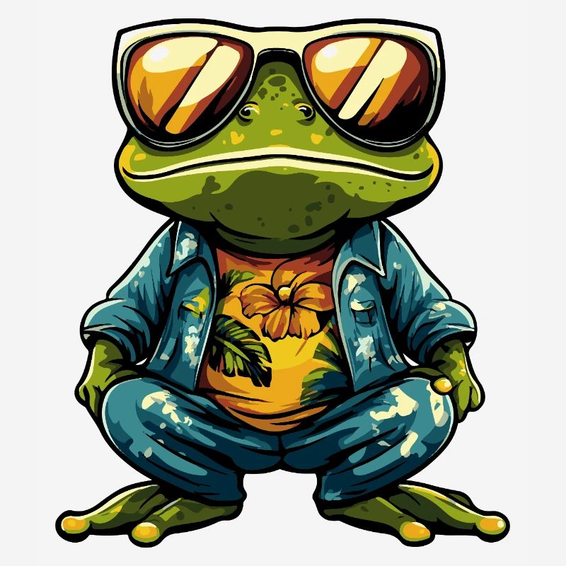 Frog Cool Summer
