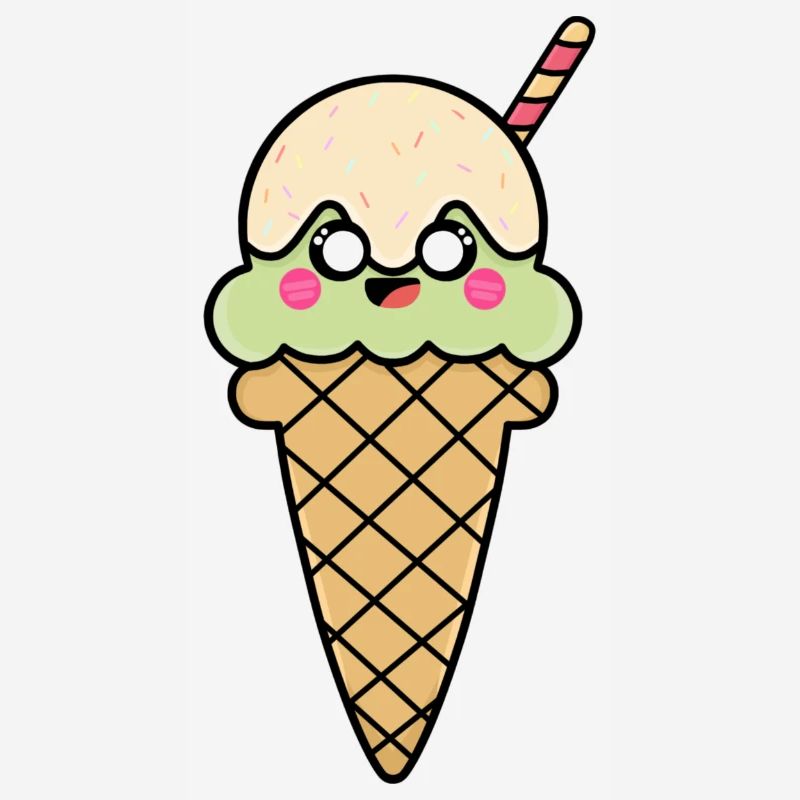 Eis süß Eistüte niedlich Eiscreme Geschenkidee