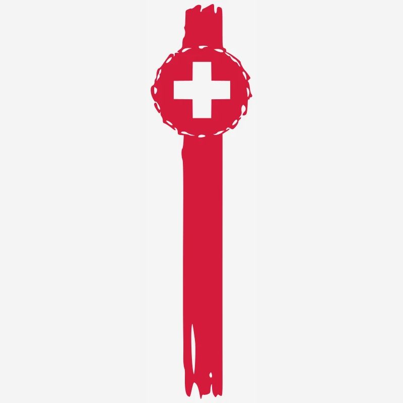 scheizer Kreuz anstecker