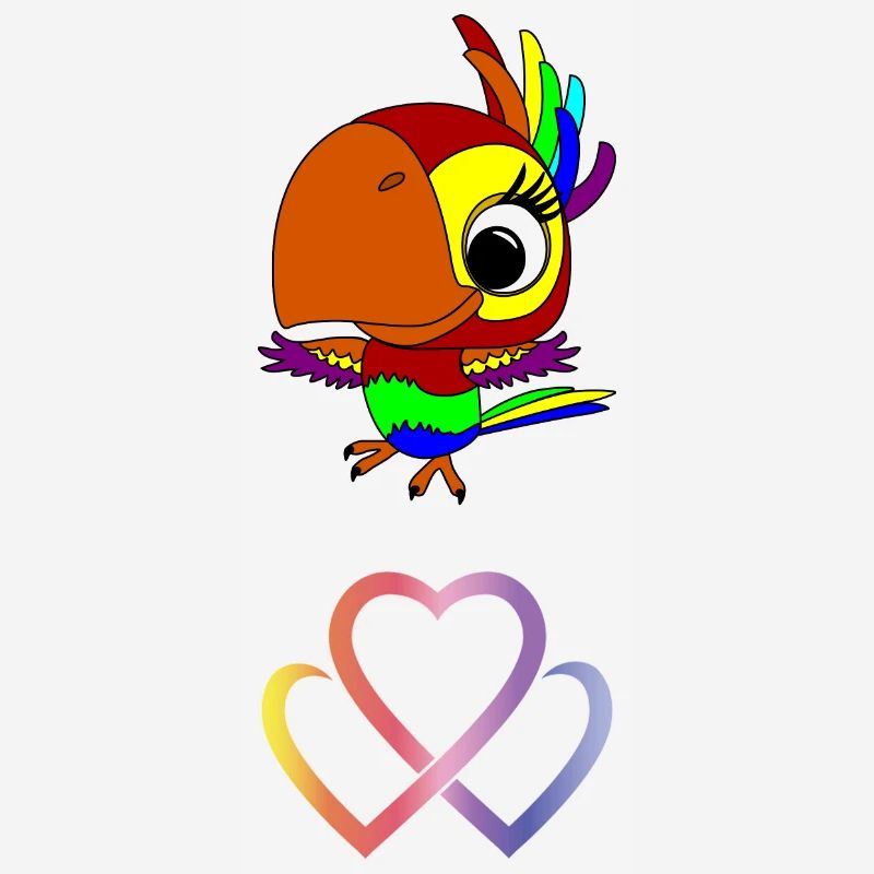perroquet et logo