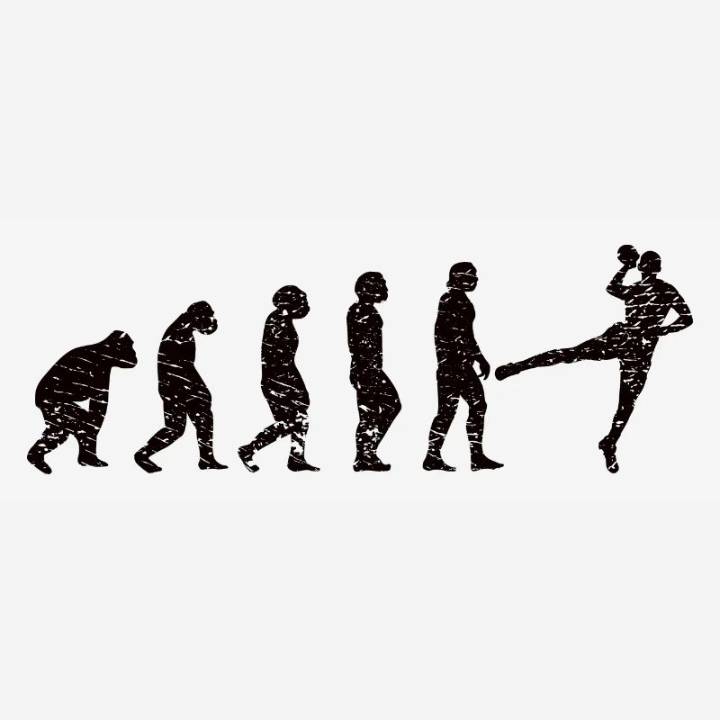 Handball Team Handballer Evolution Handball Player