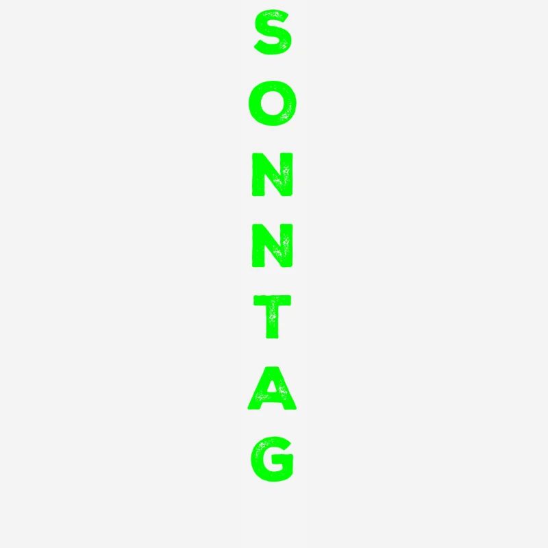 Dimanche - vert