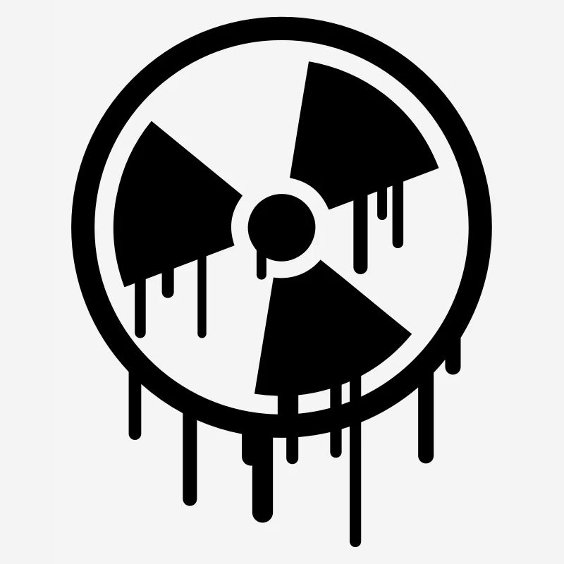 Atom Symbol Graffiti