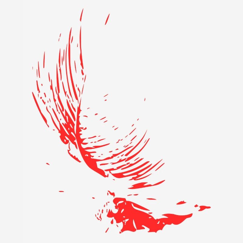 Abstract Design / Line / Pattern / Nature / Red