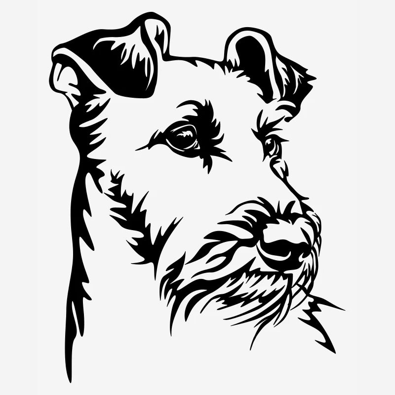 Irish Terrier head