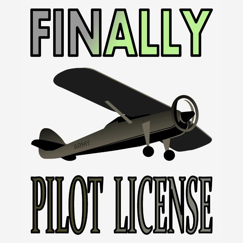 Finally Flight Ticket Airplane Fly Pilot Gift