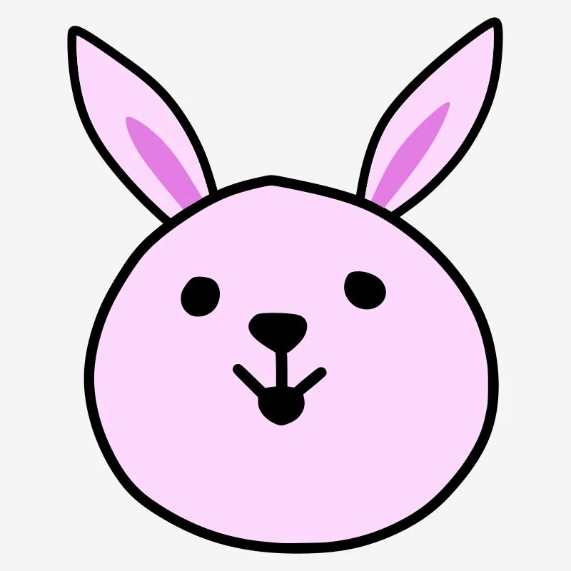 Mignon lapin rose