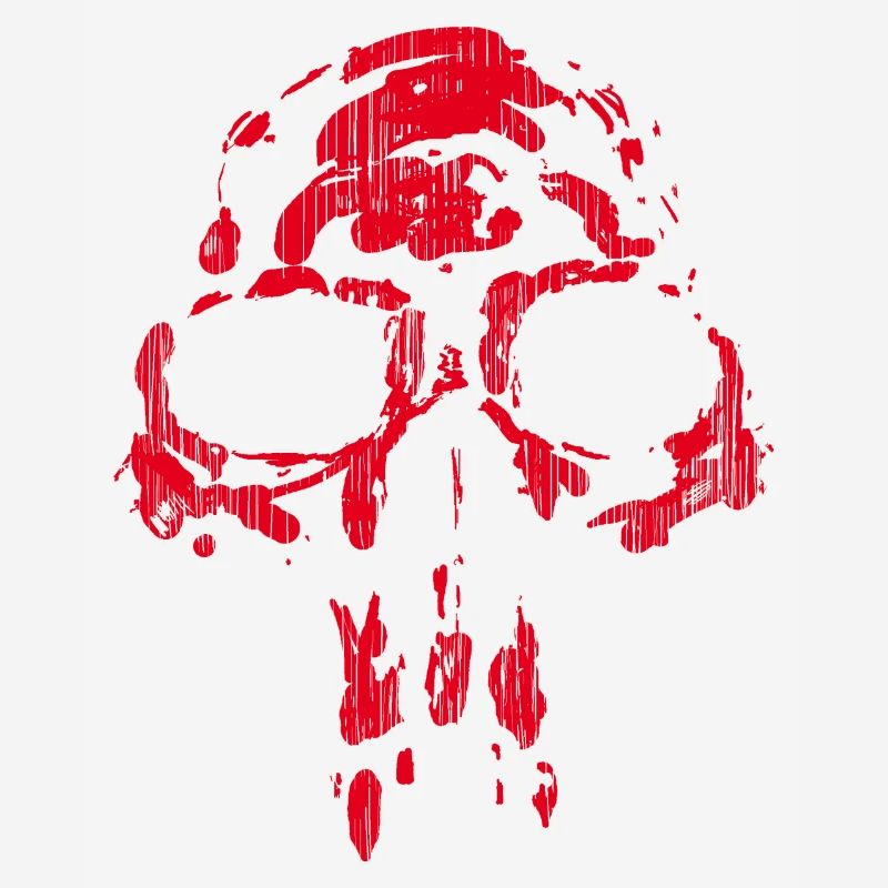 Skull - Neanderthaler ROT