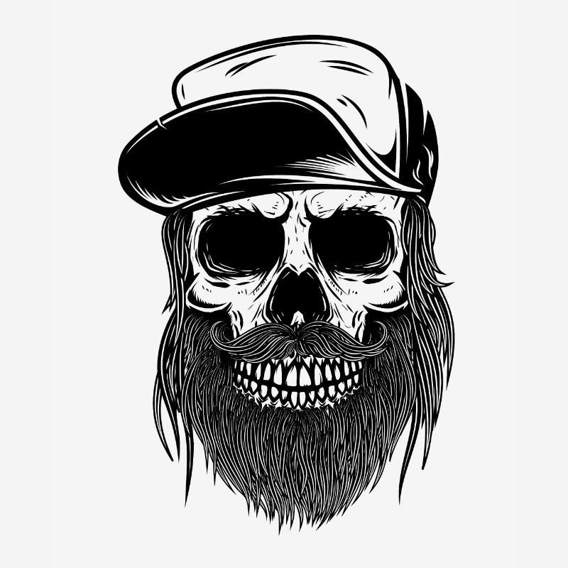 Schmuddeliger Schädel