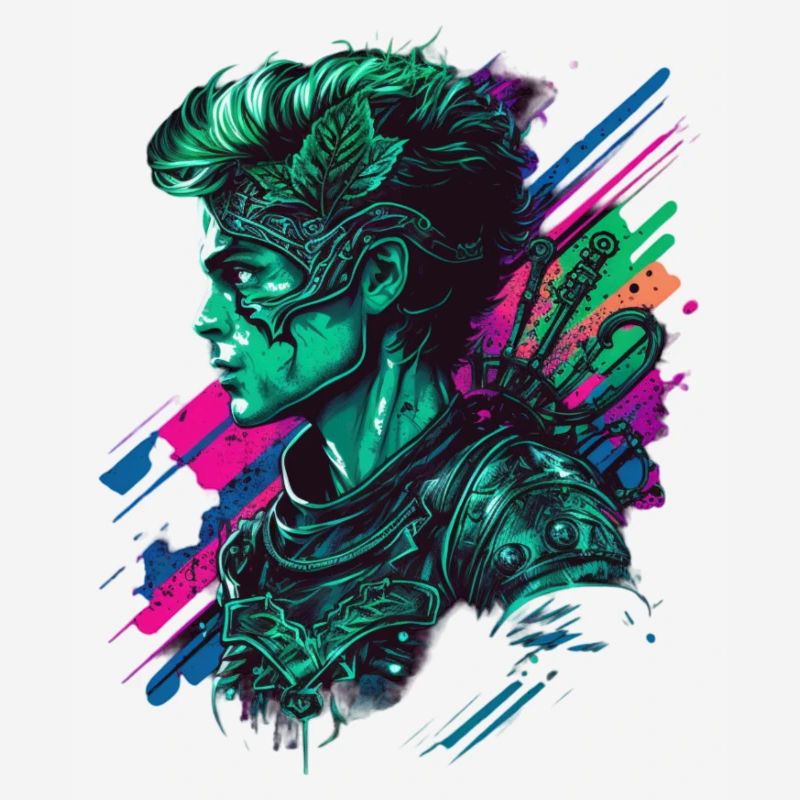 St Patrick's Day synthwave gift