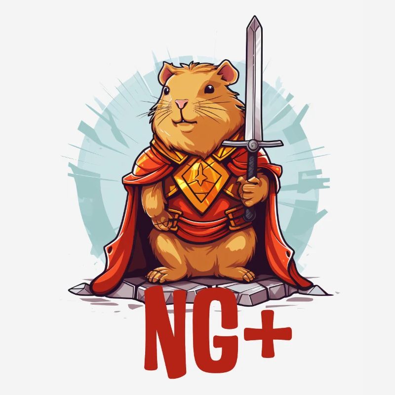 Capybara RPG Warrior dans NG+ Level Up