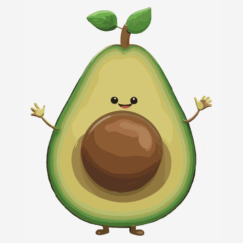 Avocat Doux Drôle Optimisme Cadeau