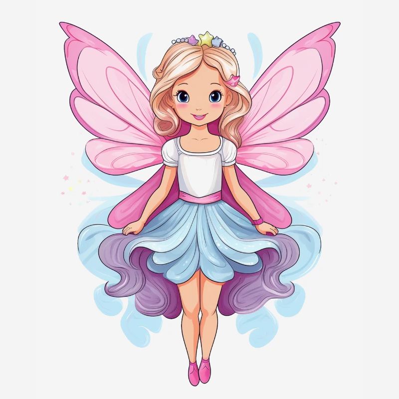 Illustration d’une fée magique