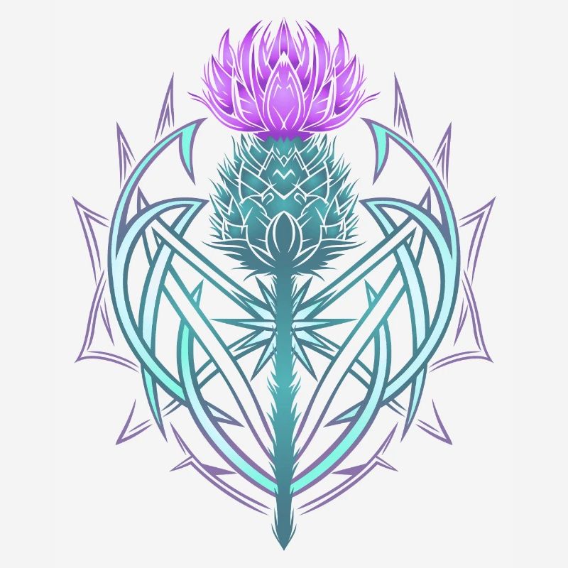 Thistle Shield Celtic Knots Thistle Lover