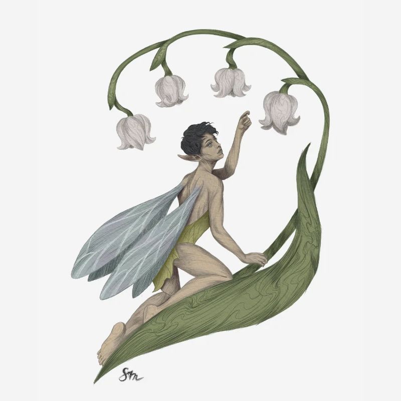 Pixie mit Maiglöckchen