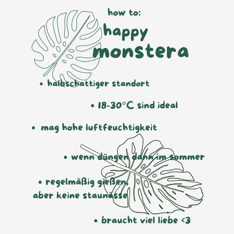Monstera Instructions