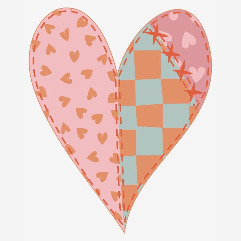Patchwork Herz Nr. 2