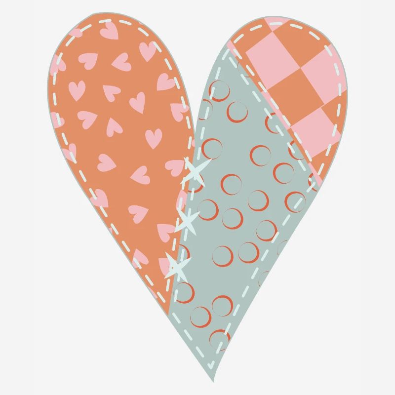 Patchwork Herz Nr. 8