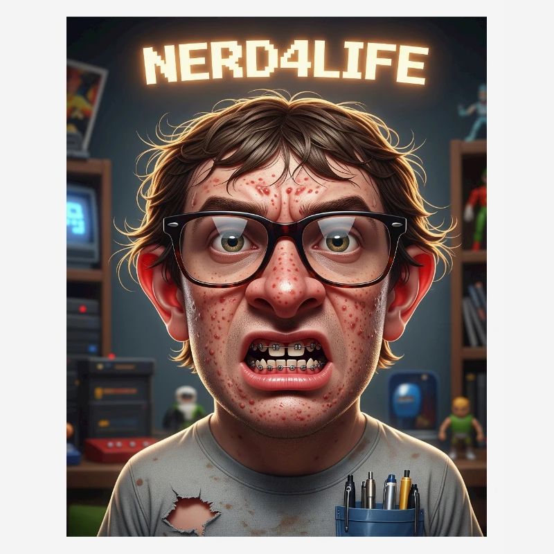 Nerd4Life Impression de style pixel