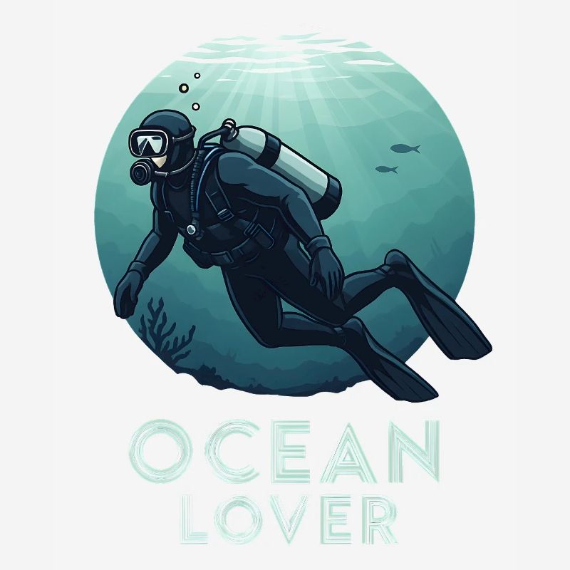 Plongeur amoureux de l’océan