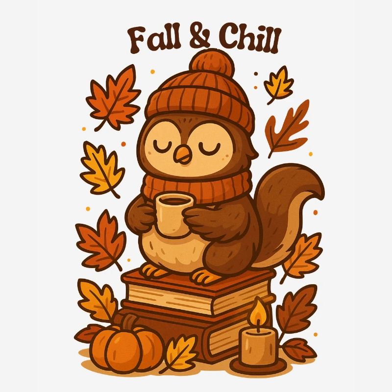 Fall & Chill Owls Cozy Fall fall autumn