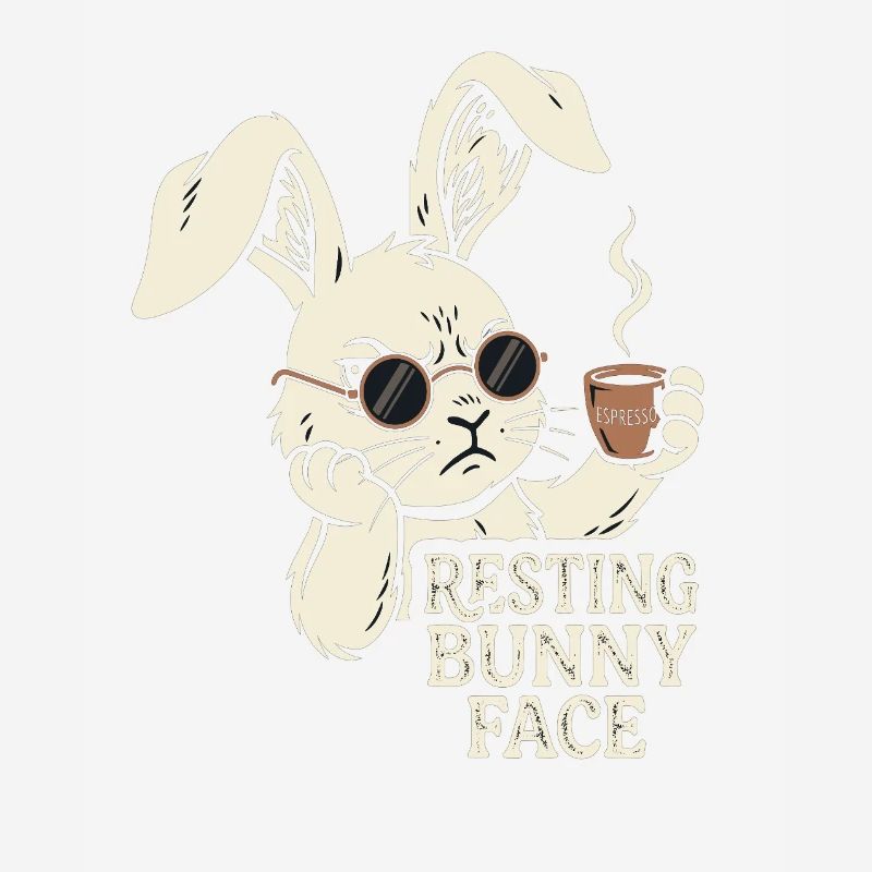 Grumpy Bunny Kaffee - Morgen Hase