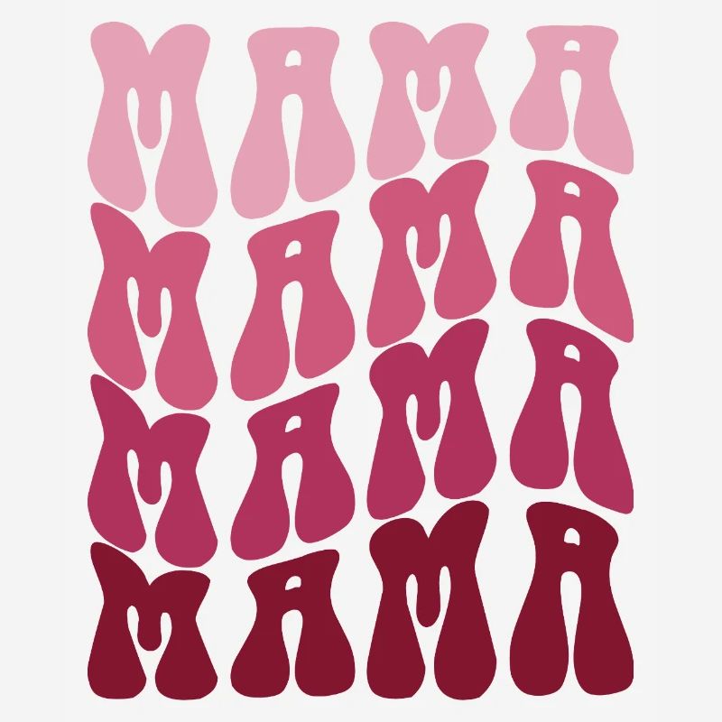 Mama Muster im Pink Gradient