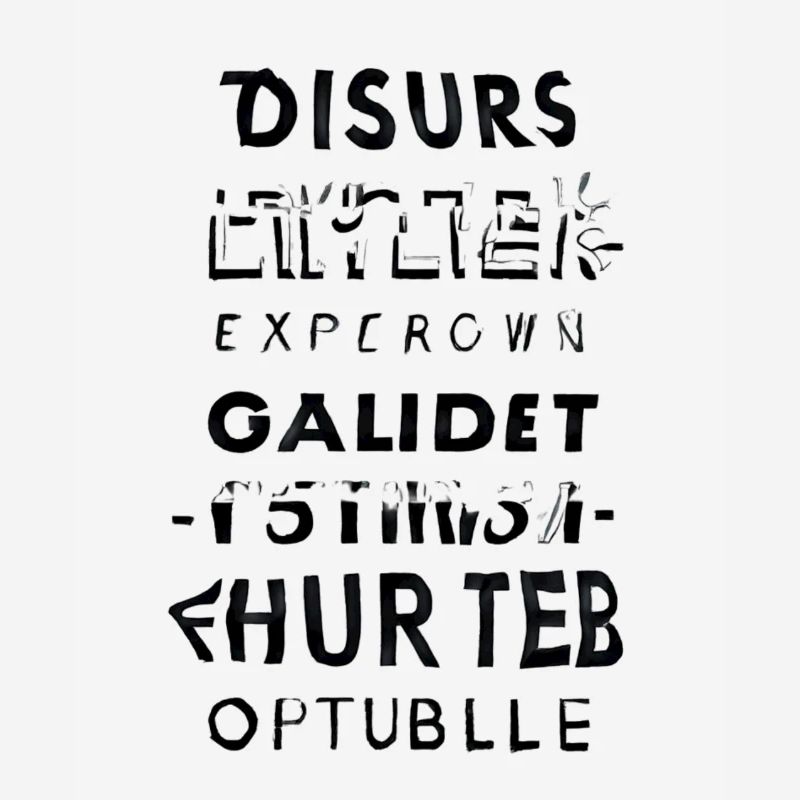 Glitch text cascade