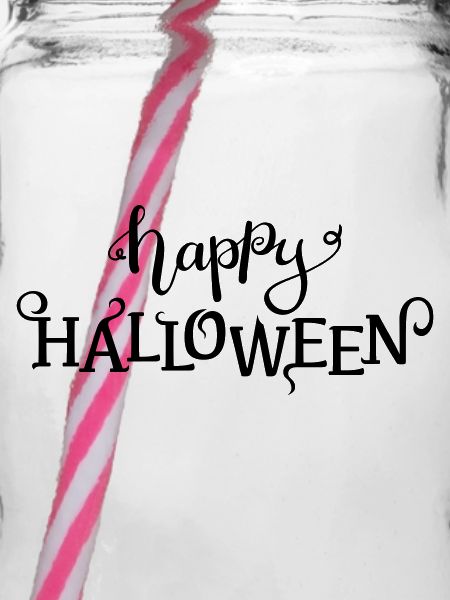 Joyeux lettrage d’halloween