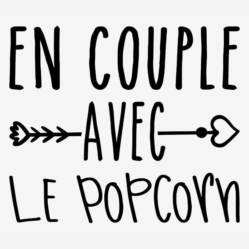 Couples with Popcorn, Popcorn Fans Gift