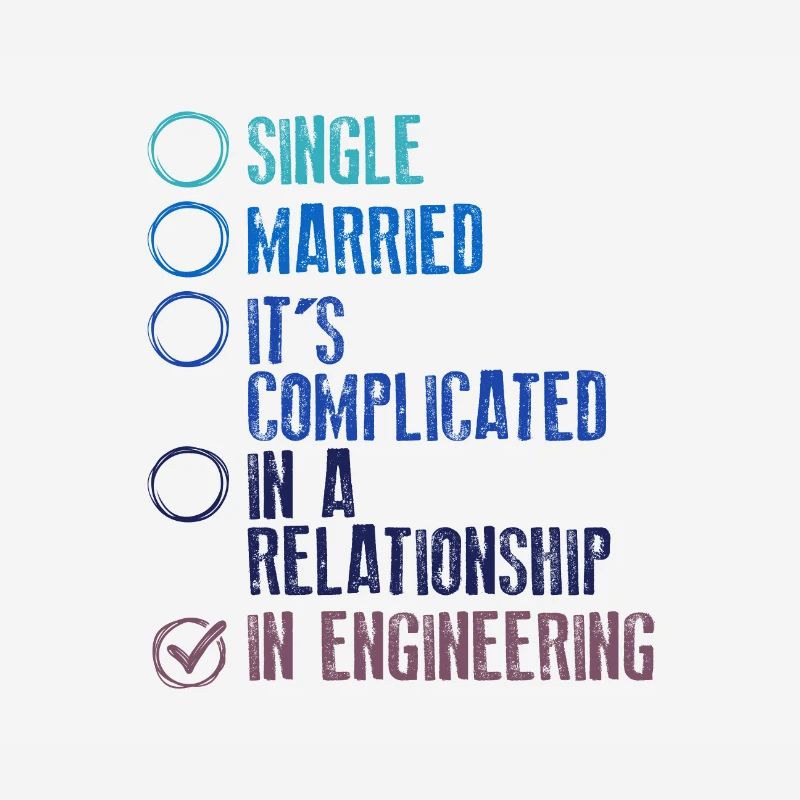 Engineer Gift It's Complicated In Engineering