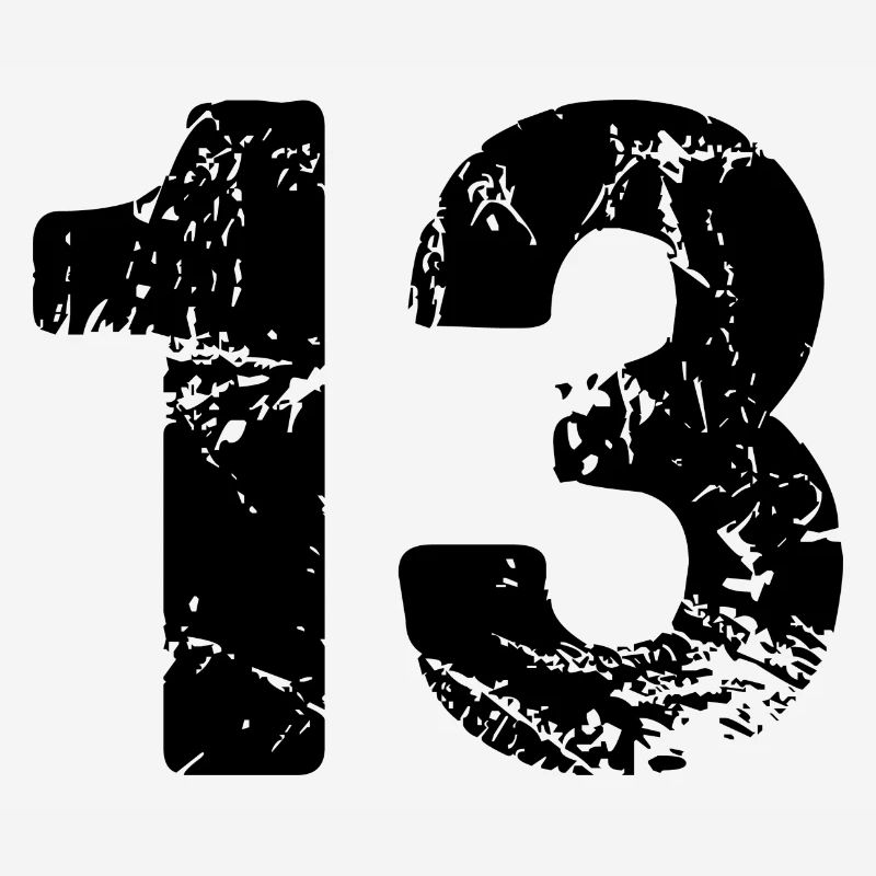 Maillot à 13 numéros