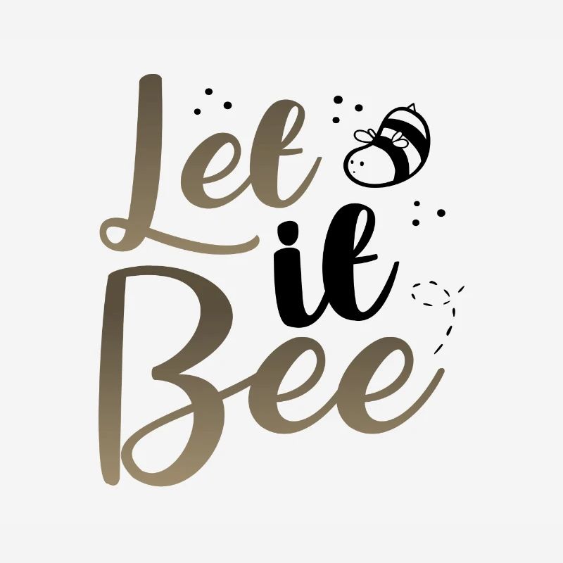 Cute Honeybee Let it Bee Beekeeper Gift Idea
