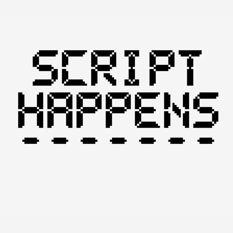 Computerprogrammierskript passiert Programmierer