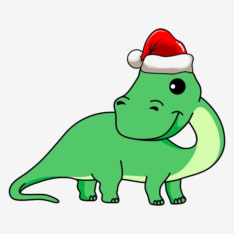 Dinosaure brontosaure Noël