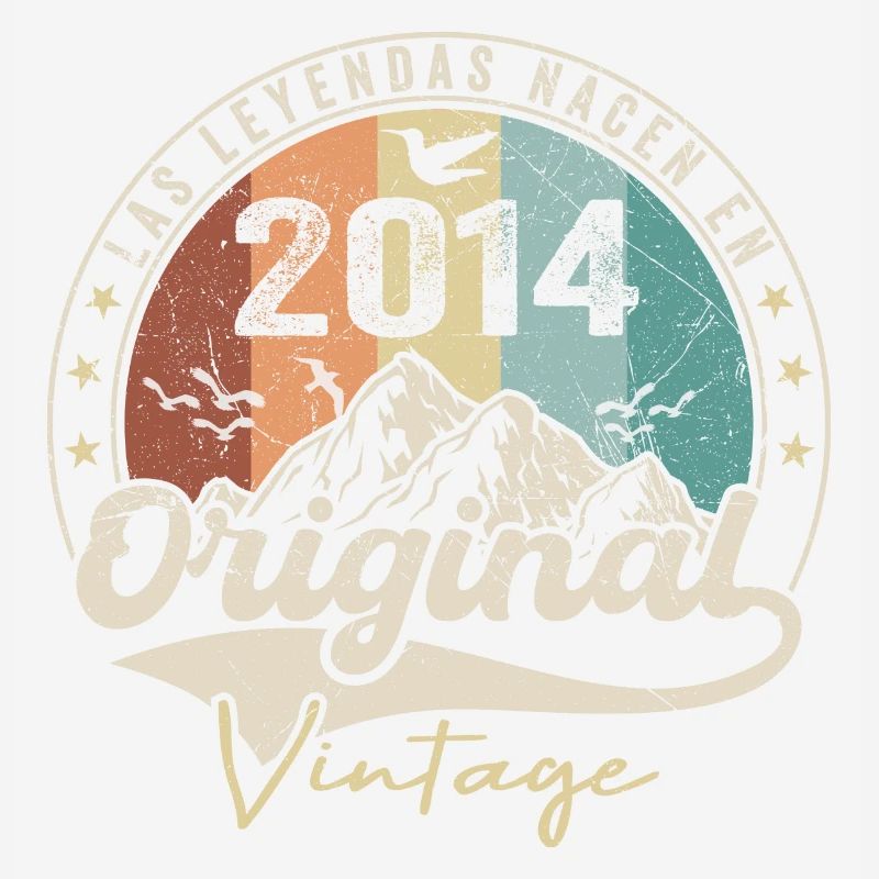 Retro 2014 Anniversary Gift 2014 Vintage 2014