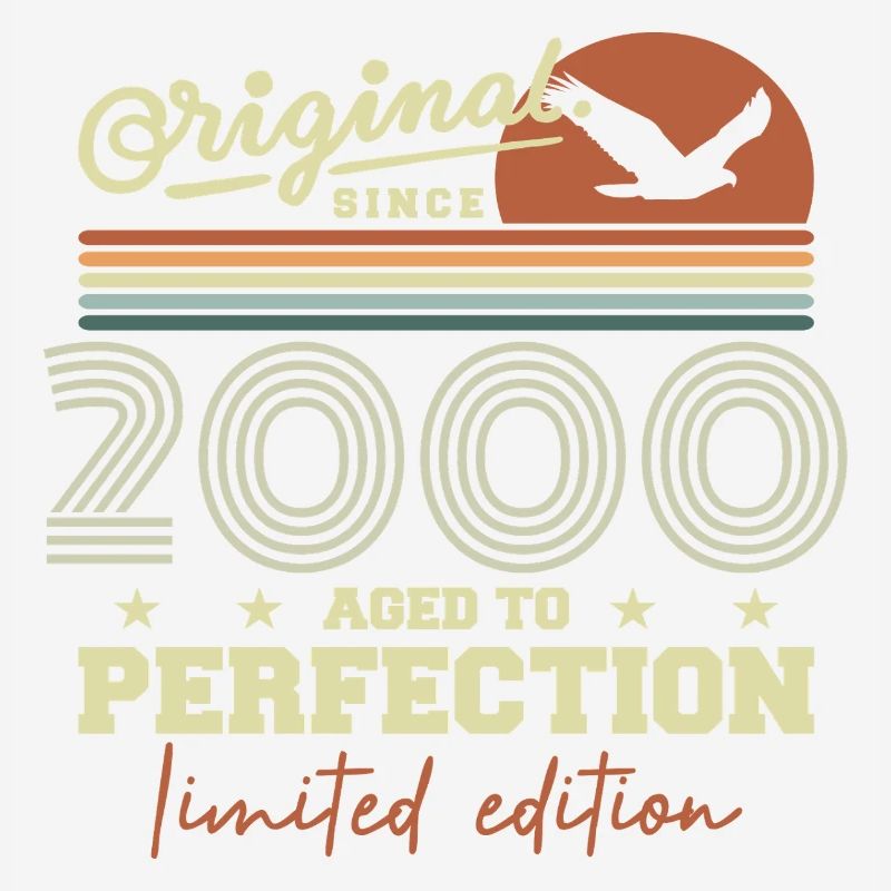 Original 2000 Geburtstagsgeschenk 2000 Retro 2000