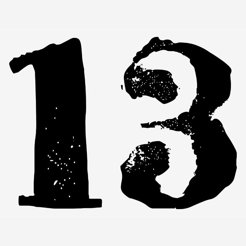 Maillot à 13 numéros