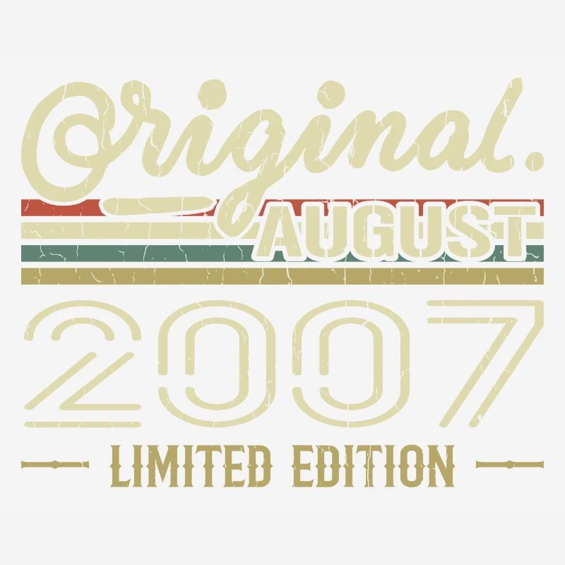 August 2007 Geburtstag August 2007 August 2007 Retro