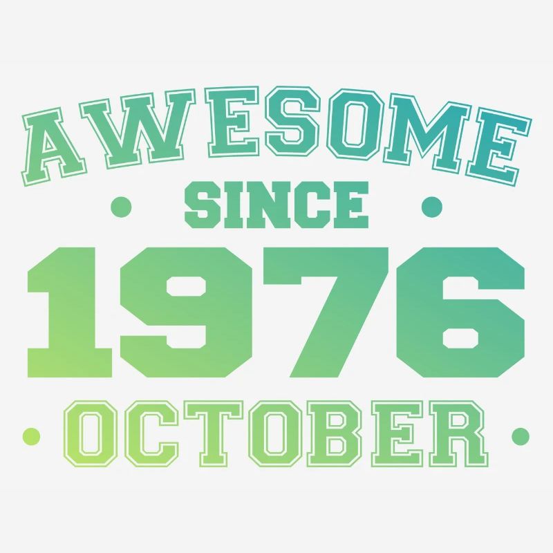 October 1976 - October 1976 Birthday Gift