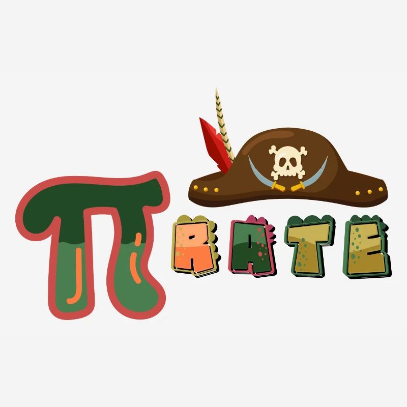 Pi Rate Math Science Geek Funny Pirate Hat Pi Day