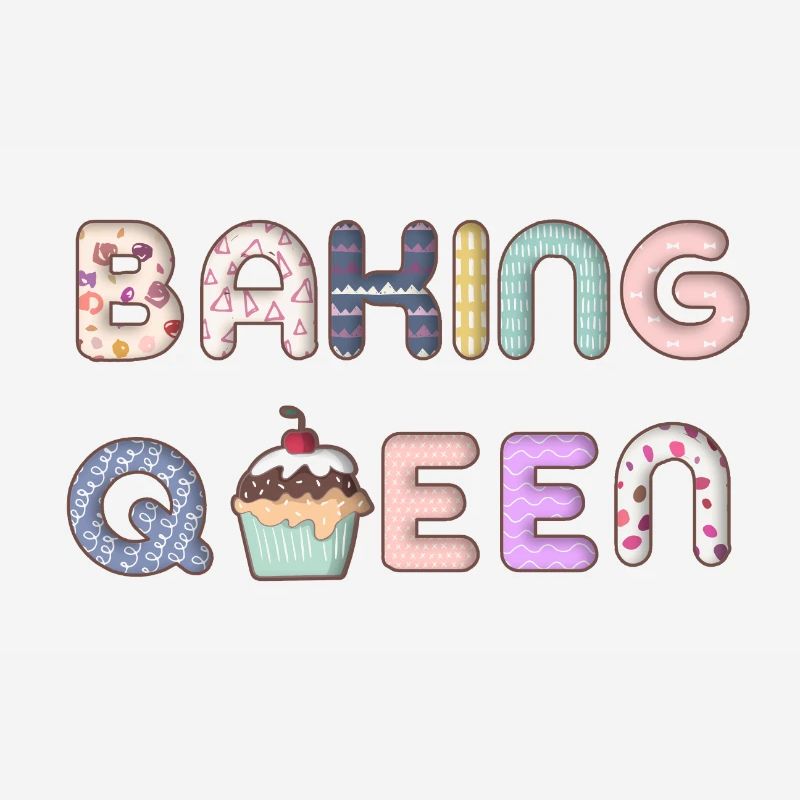 "Baking Queen" customizable