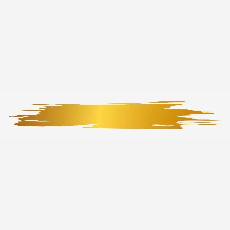 Paint blob splash paint painter gift gold stripes