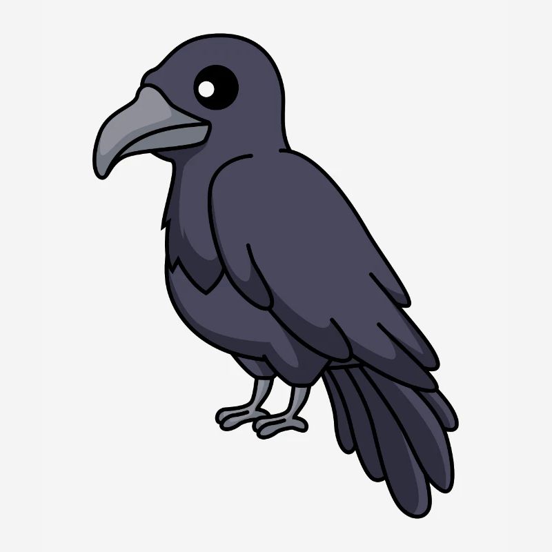 Crow Comic Animal