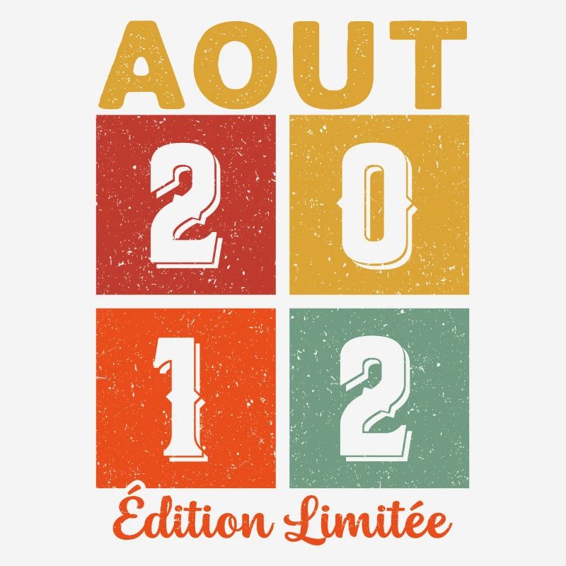 Août 2012 Édition limitée Idée Cadeau Anniversaire