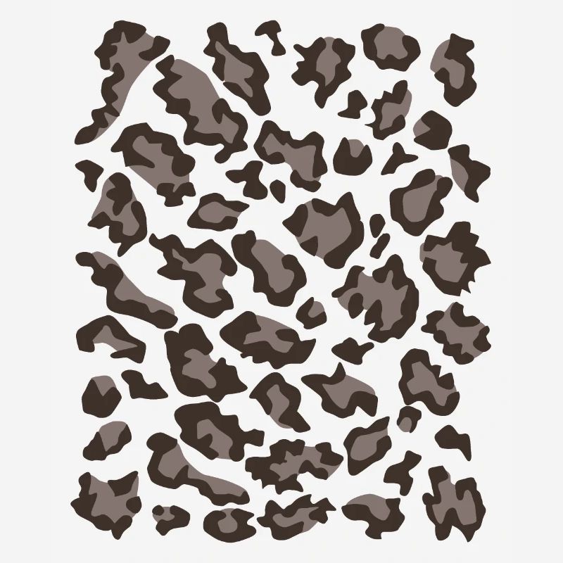 Snow leopard pattern dark