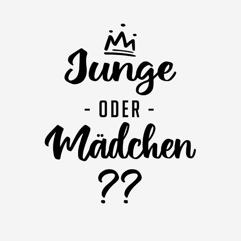 Junge oder Mädchen? Schwanger - Schwangerschaft