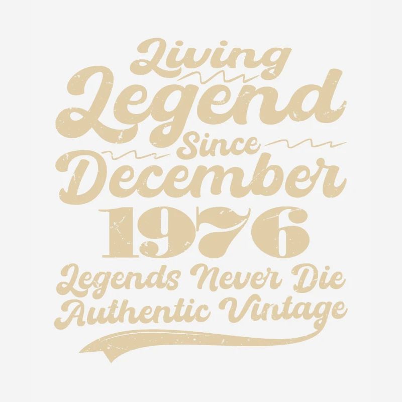 Es war einmal eine Legende. Dezember 1976 Geburts