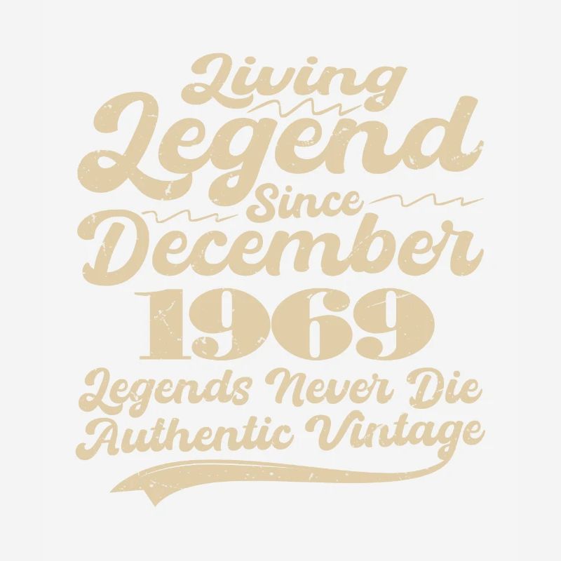 Once upon a time there was a legend. December 1969 Birth